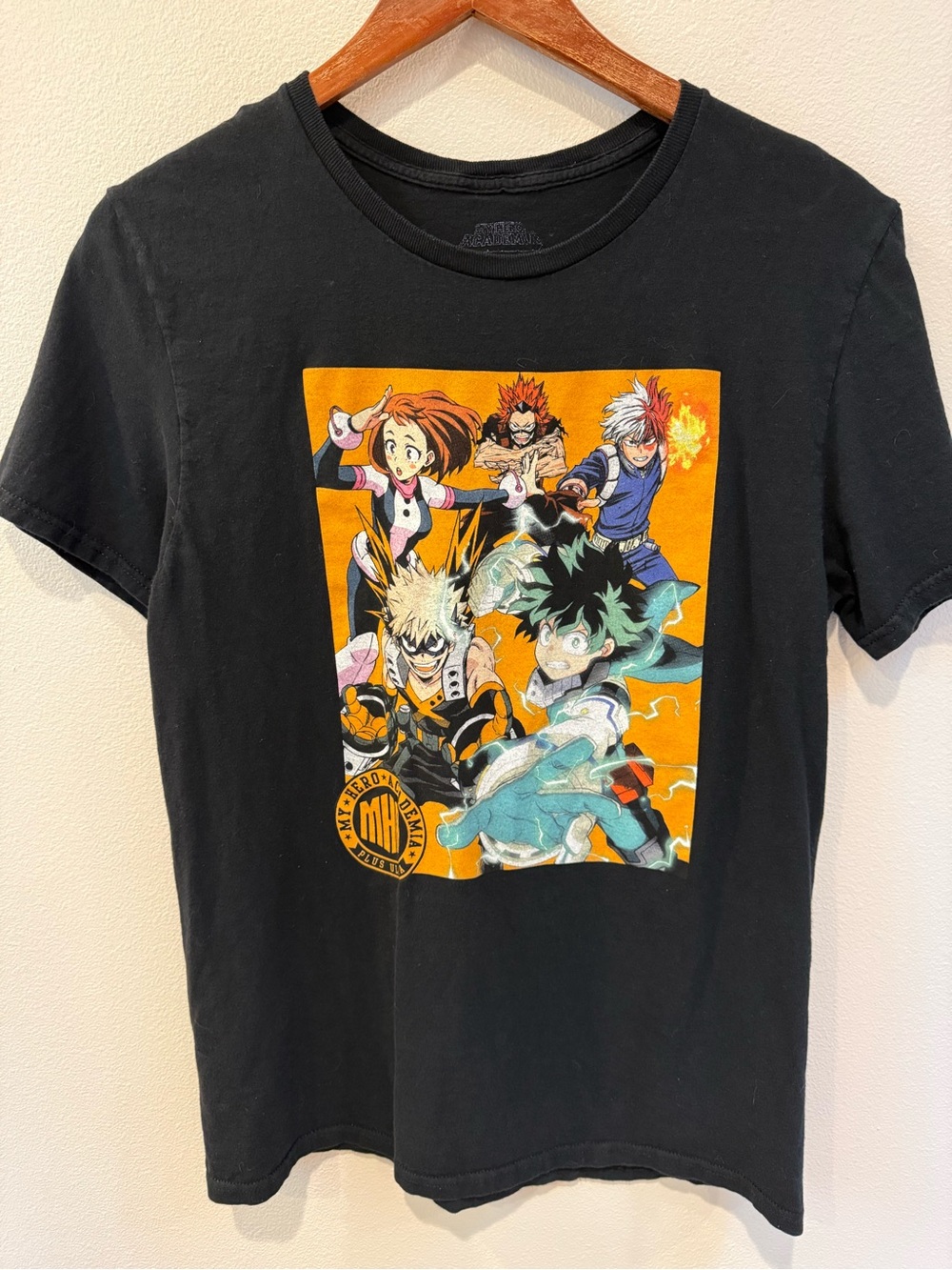 My Hero Academia Black Graphic Short Sleeve Tee